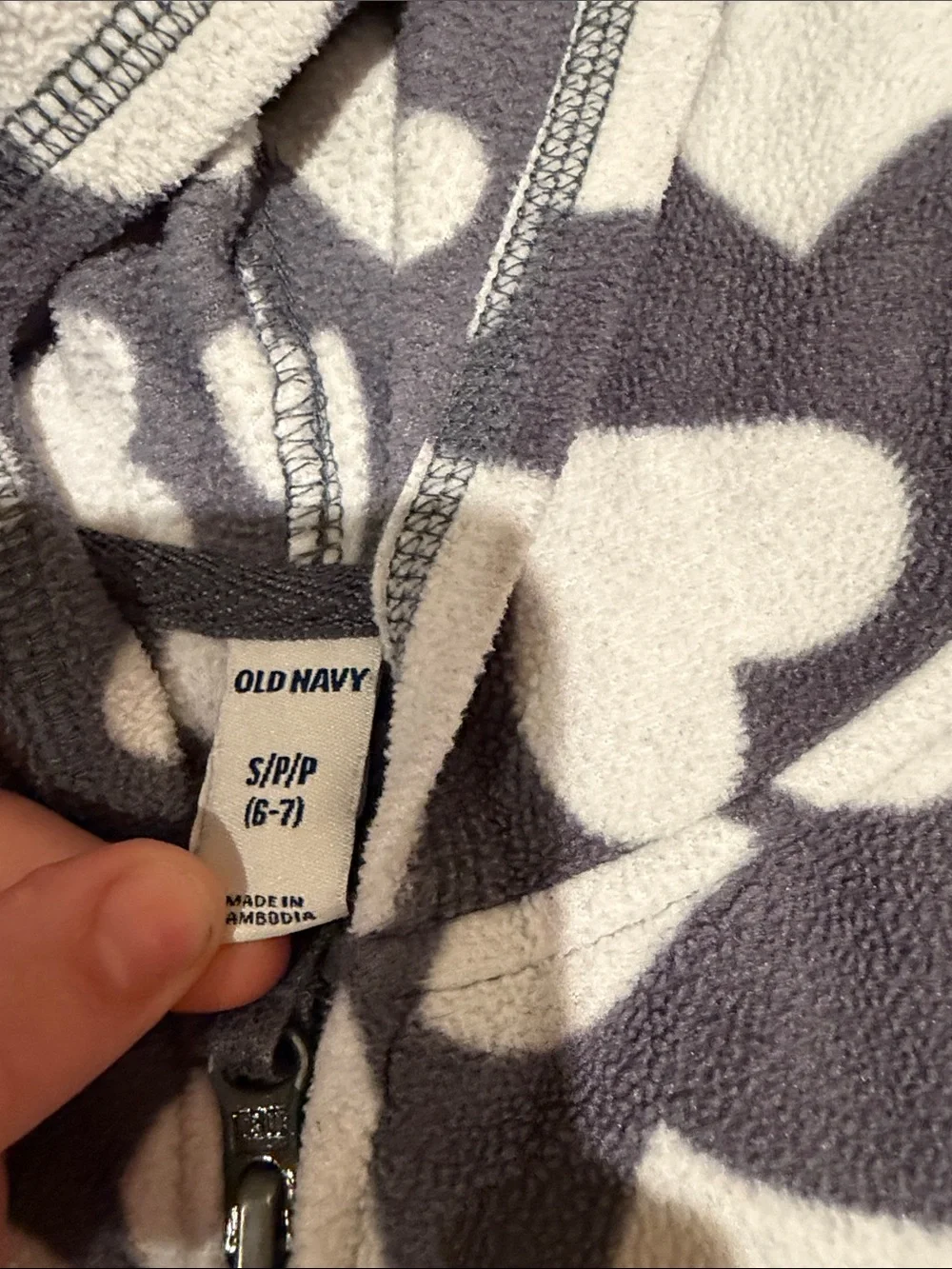 GAP Navy Hoodie & Gray Heart-Print Zip Jacket Set